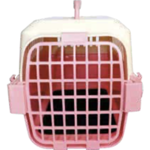 perrera de viaje para perros pequeños cuenta con agujeros de correa de amarre